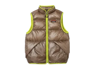 NANGA Light Weight Playland Kids Down Vest(Kids) "Mocha"