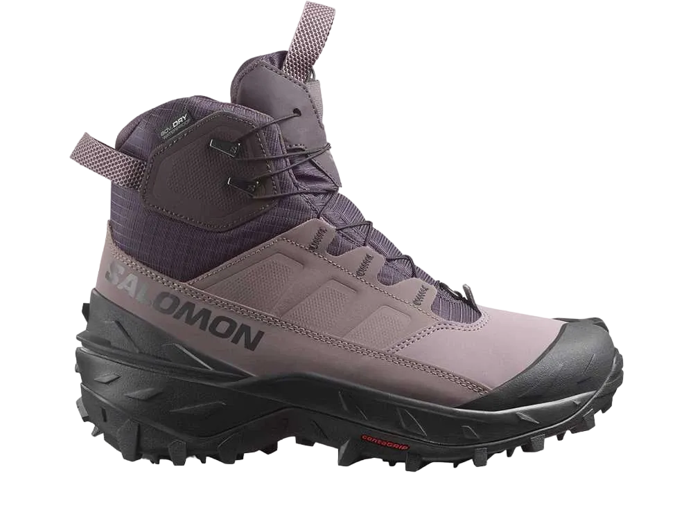 サロモン ウィメンズ クロストラック パウダー ウォータープルーフ "ナインアイアン/シャーク/ファントム"