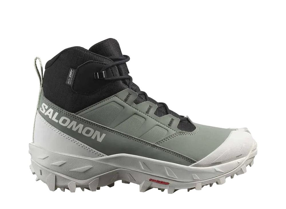 サロモン ウィメンズ クロストラック ウォータープルーフ "アガベグリーン/ブラック/カナリーグリーン"