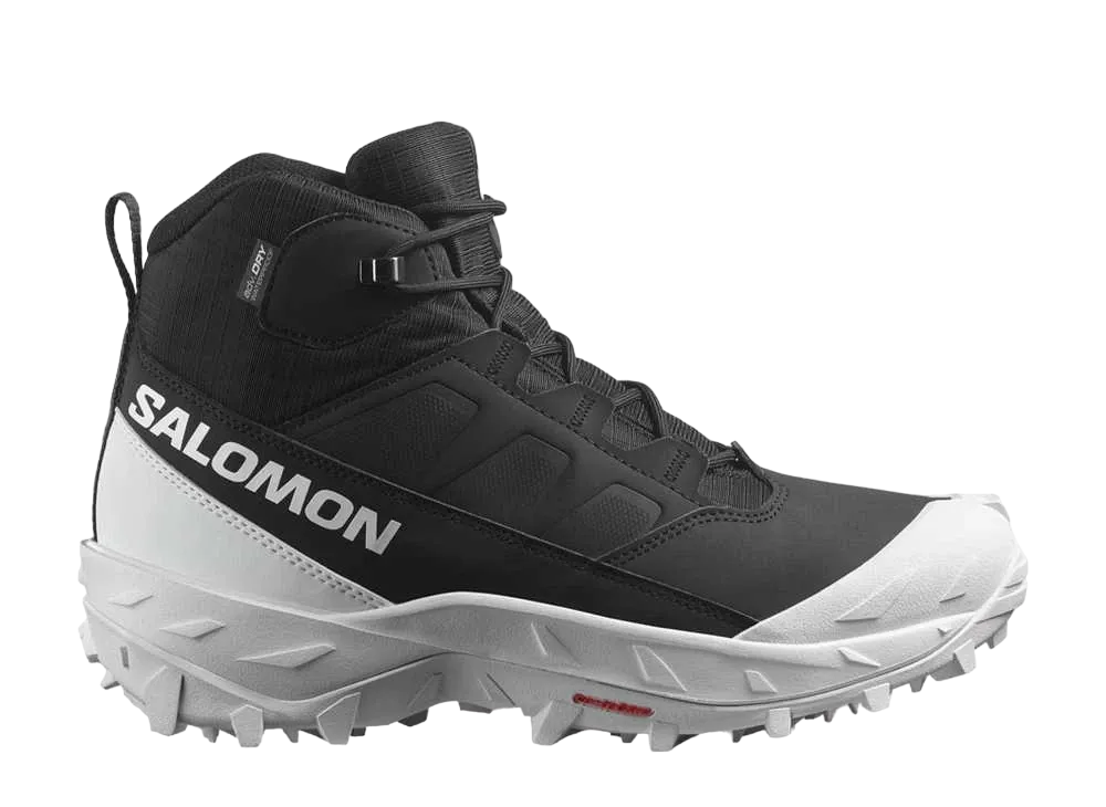 サロモン クロストラック ウォータープルーフ "ブラック/ホワイト"