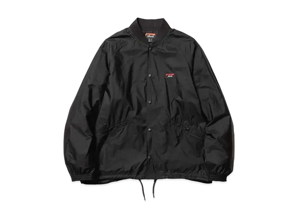 NANGA Rib Collar Coach Jacket(Unisex) "Blk"