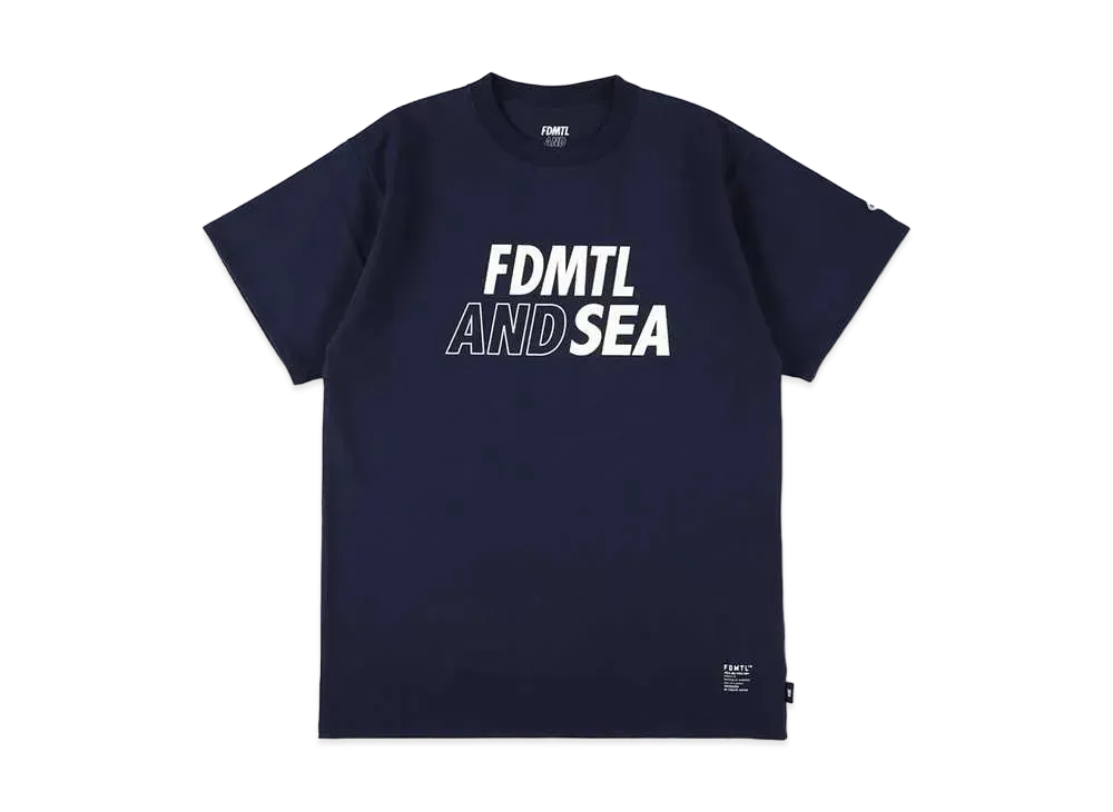WIND AND SEA x FDMTL Logotee "Navy"