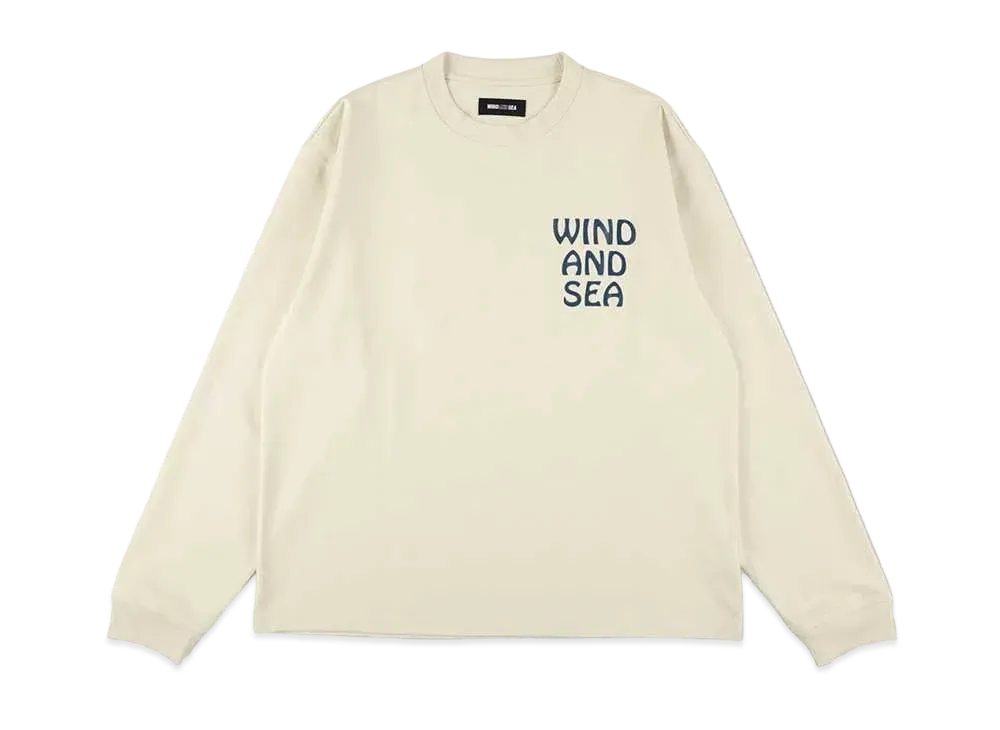 WIND AND SEA Palm Tree L/S Tee "Ivory"