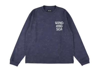 WIND AND SEA Palm Tree L/S Tee "Navy"