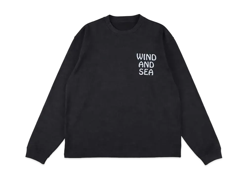 WIND AND SEA Palm Tree L/S Tee "Black"
