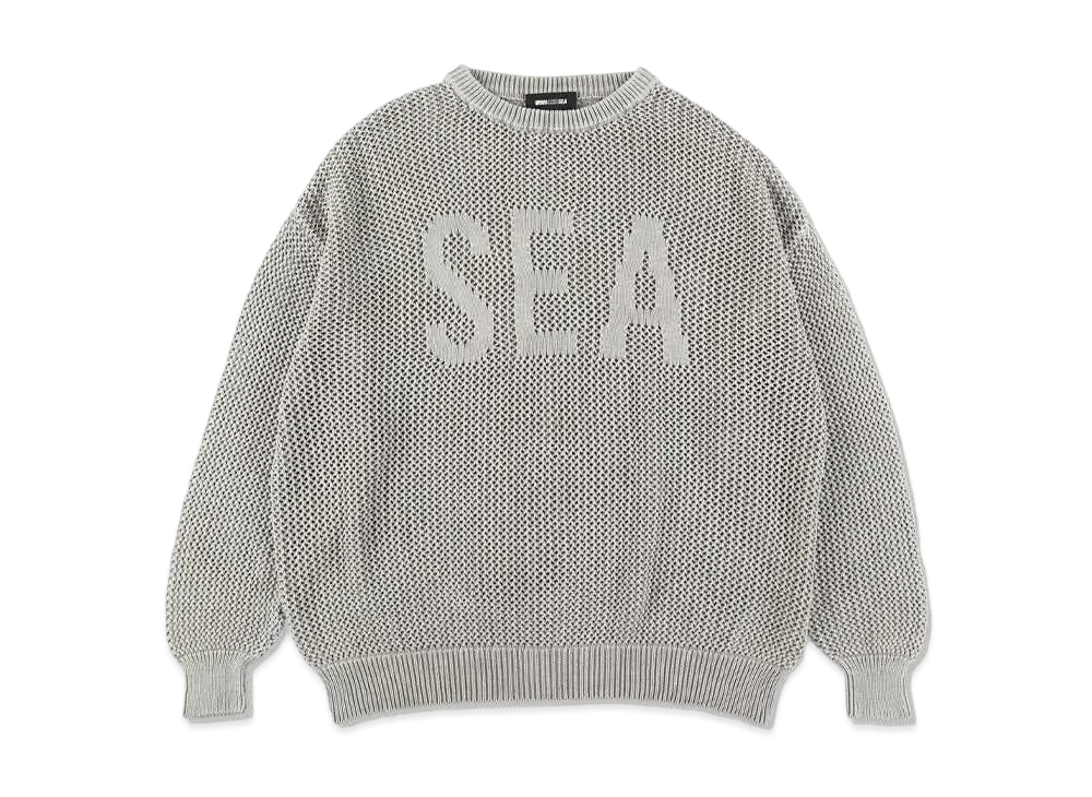 WIND AND SEA Mesh Knit "Ivory"