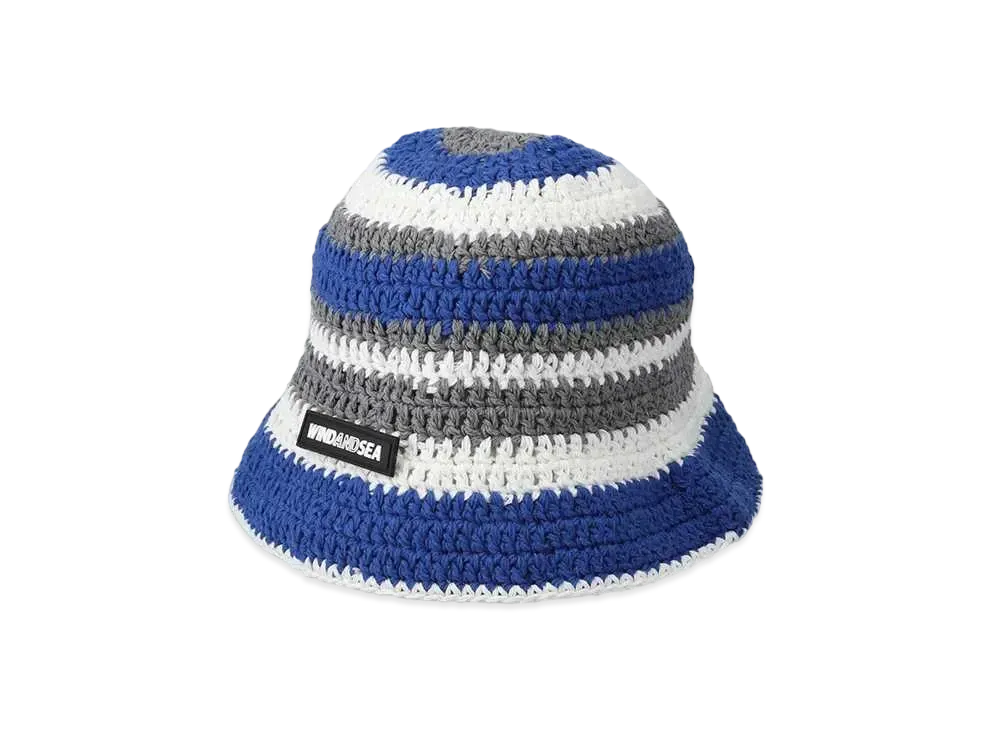 WIND AND SEA Knit Hat "Blue"