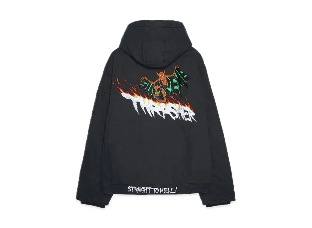 Supreme x Thrasher Hooded Work Jacket "Black"