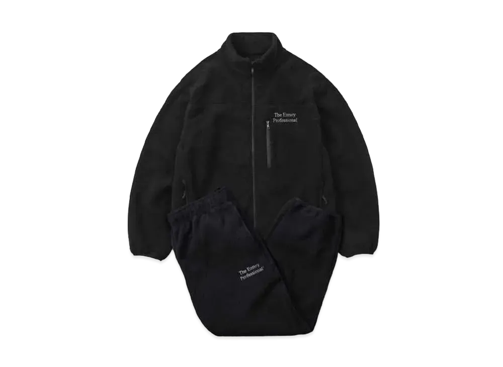 ENNOY 22AW Polartec City Fleece Set Up "Black/White"