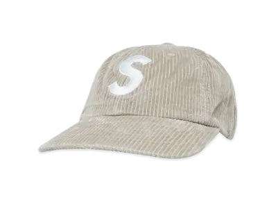 Supreme Corduroy S Logo 6-Panel "Stone"