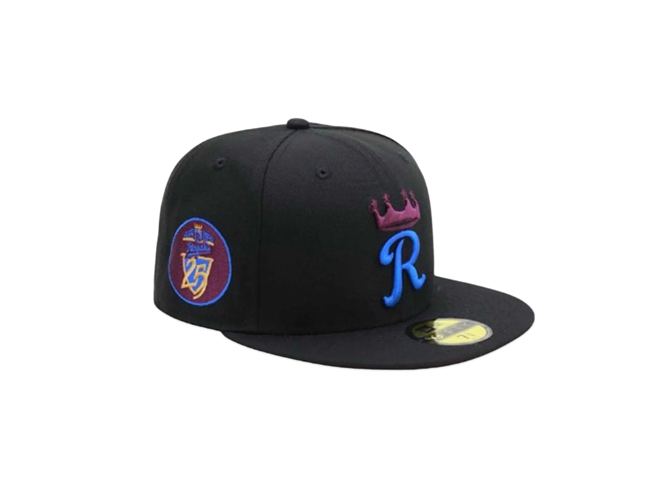NEW ERA x THE CAP 59Fifty NEON STRIKE Kansas City Royals "Black"