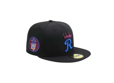 NEW ERA x THE CAP 59Fifty NEON STRIKE Kansas City Royals "Black"