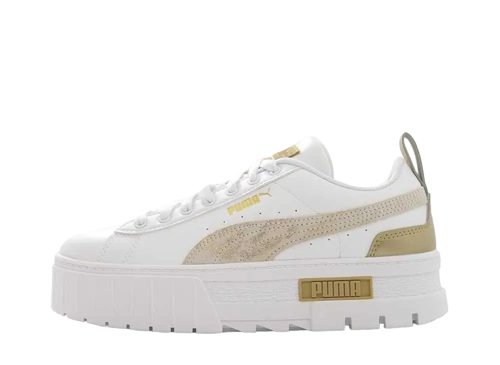 Puma Women's Mayze Glam"Puma White/Sand Dune"