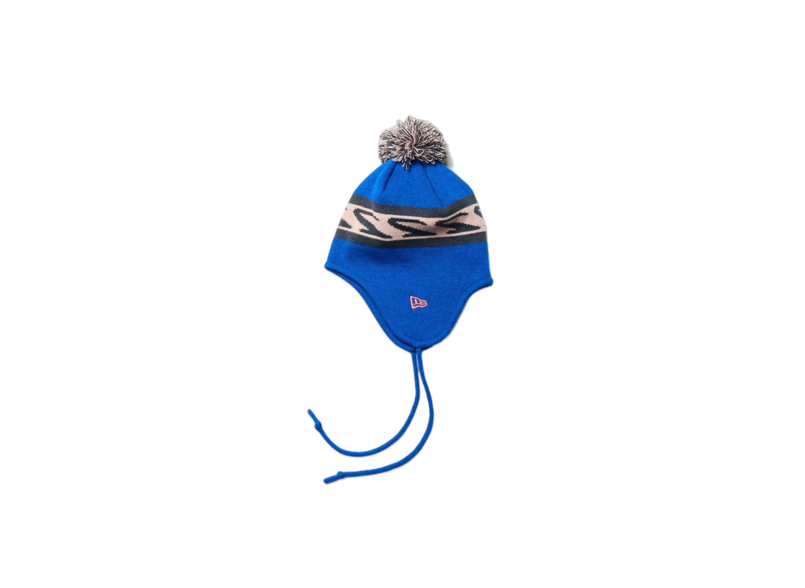 NEW ERA x SHINKNOWNSUKE Pom-Pom Knit Ear Flaps "Royal"
