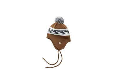 NEW ERA x SHINKNOWNSUKE Pom-Pom Knit Ear Flaps "Walnut"