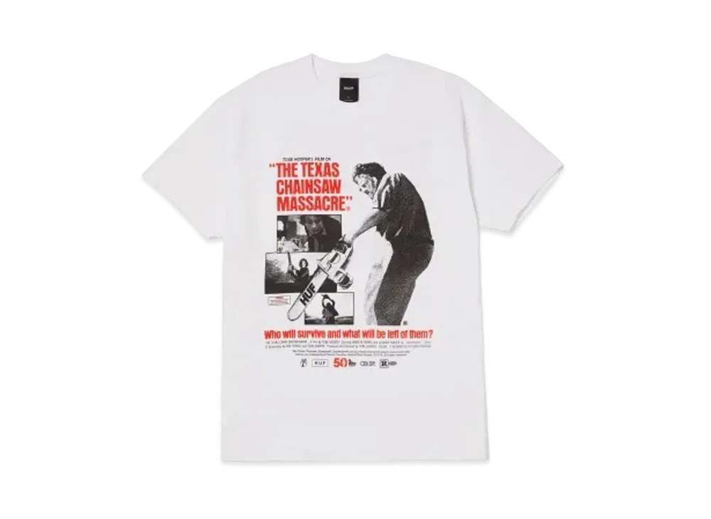 HUF x Texas Chainsaw Massacre Box Office Tee "White"