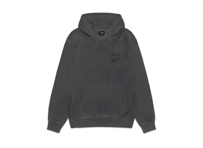 Stussy Rasta Lion Pigment Dyed Hoodie "Black" (FA24)