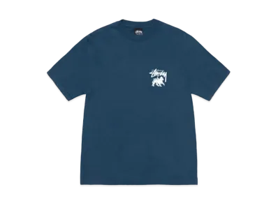 Stussy Rasta Lion Pigment Dyed Tee "Navy" (FA24)