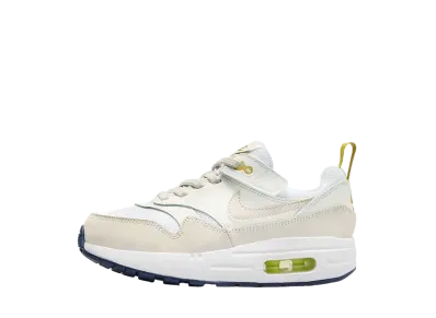 Nike PS Air Max 1 EasyOn "White/Bronzine/Midnight Navy/Light Orewood Brown"