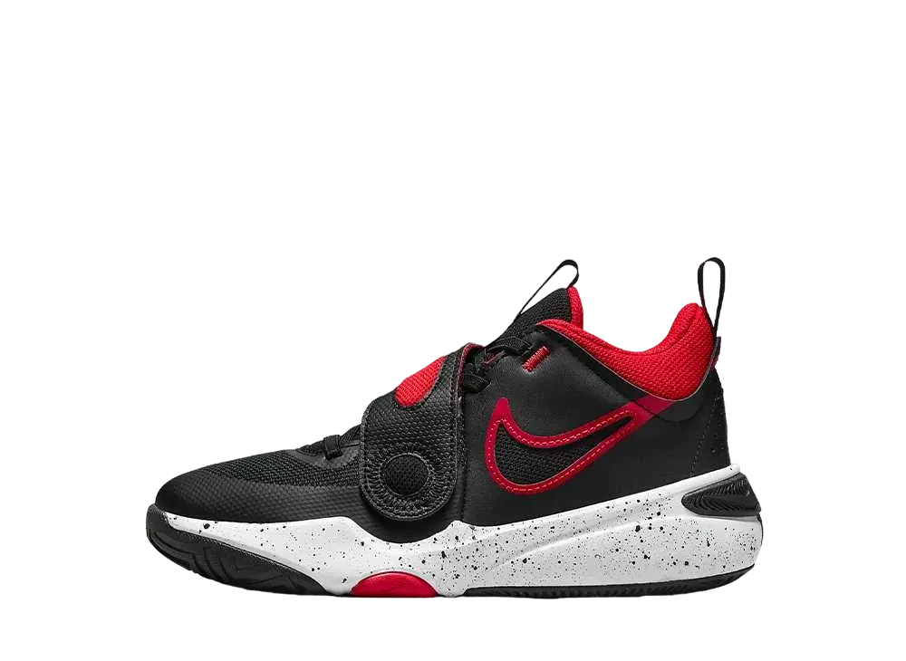 ナイキ GS チームハッスル D11 "ブラック/ホワイト/ユニバーシティレッド"