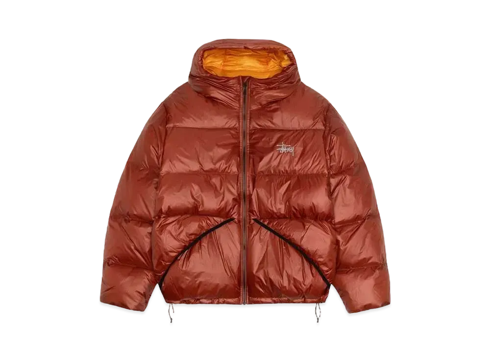 Stussy Down Parka Micro Ripstop "Brick"