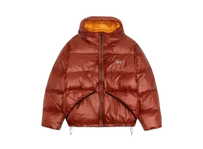 Stussy Down Parka Micro Ripstop "Brick"