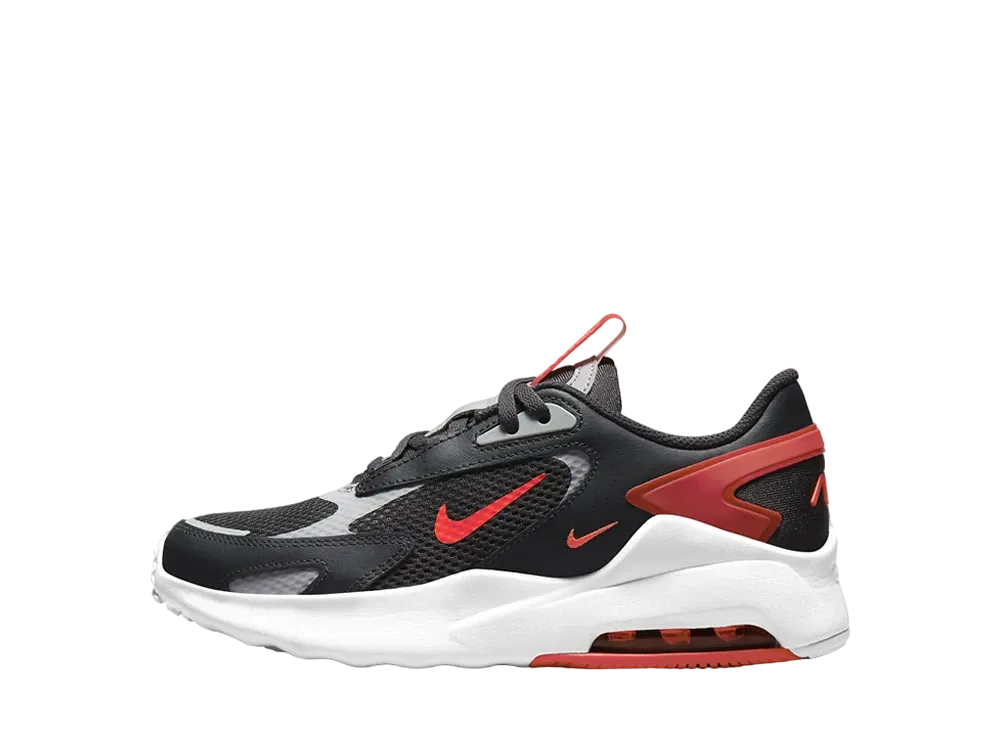 ナイキ GS エアマックス ボルト "ダークスモークグレー/ユニバーシティレッド/ライトスモークグレー/ブライトクリムゾン"