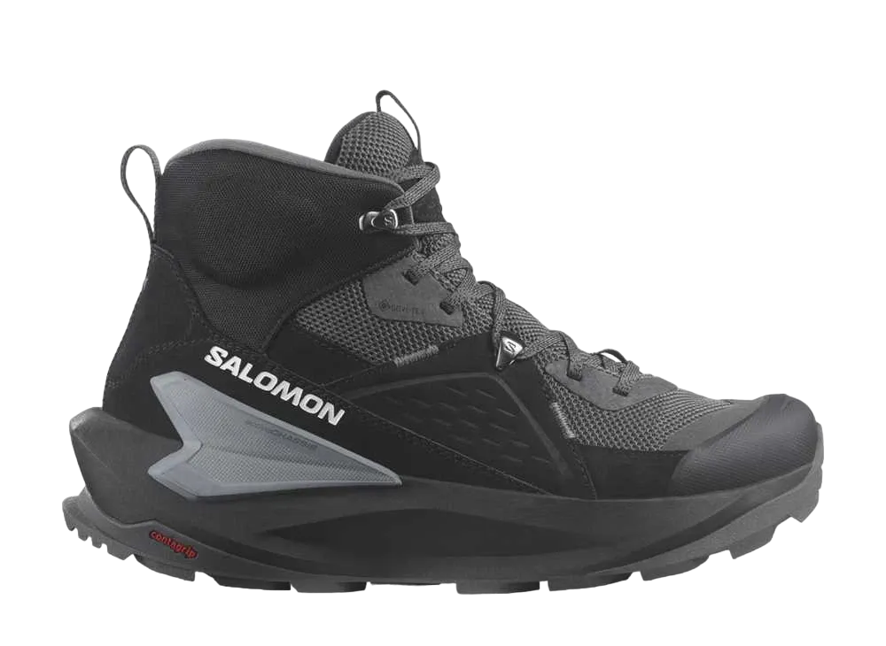 サロモン エリクサー ミッド ゴアテックス "ブラック/マグネット/クワイエットシェード"