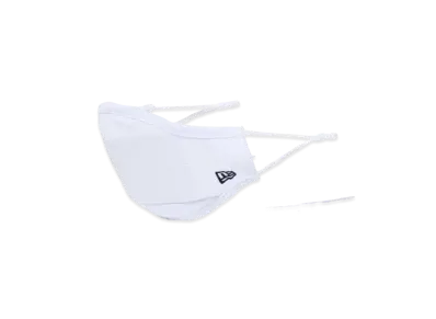 NEW ERA Mask Face Covering Mask Logo Embroidery "White"