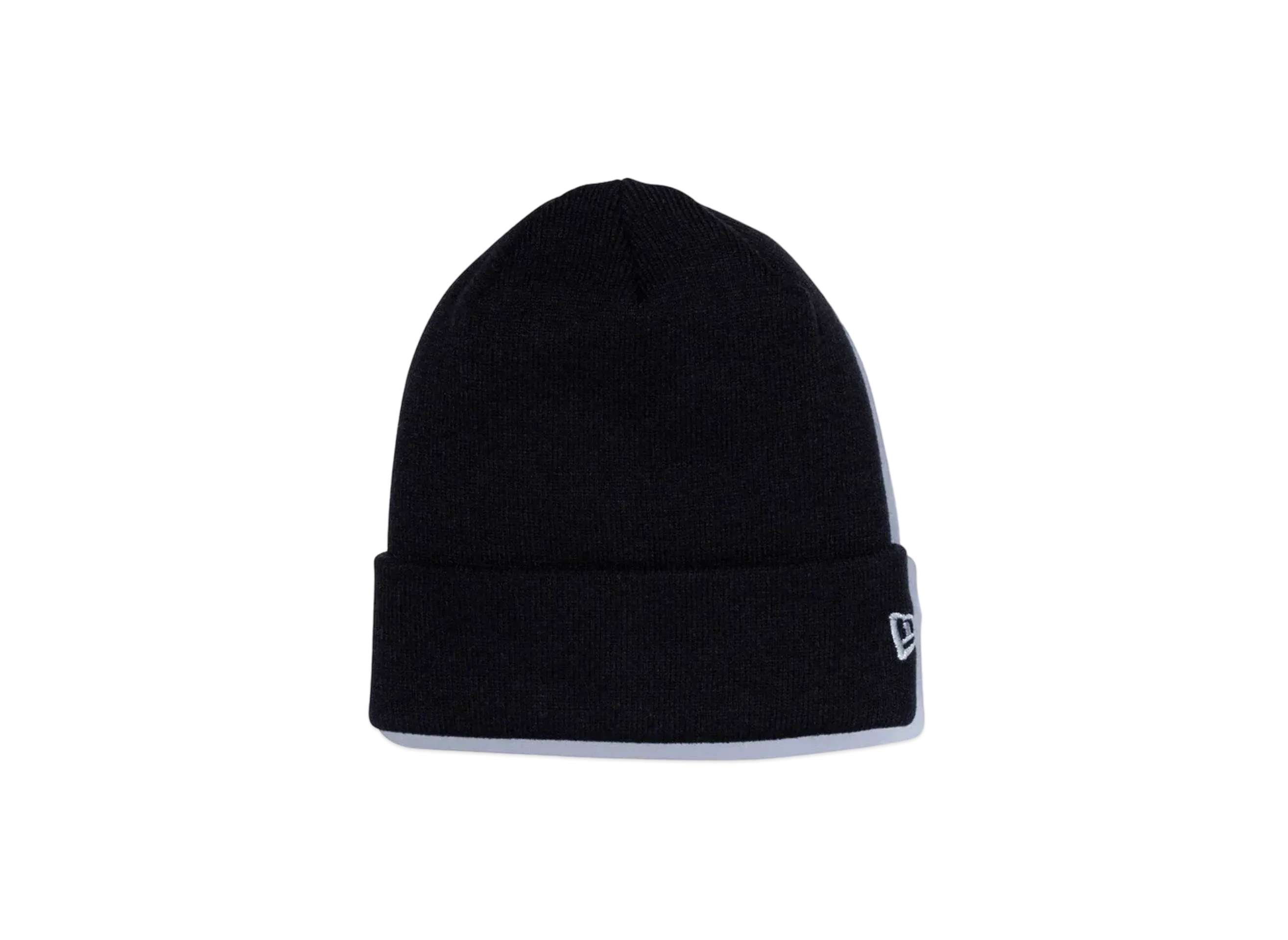 NEW ERA Basic Cuff Knit "Black/Metallic Aluminum"