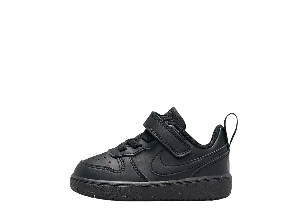 ナイキ TD コートボロー ロー リクラフト "トリプルブラック" (キッズ)