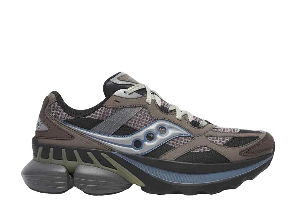 サッカニー グリッド ネクスト "ブラウン/シルバー"