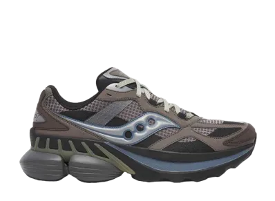 サッカニー グリッド ネクスト "ブラウン/シルバー"