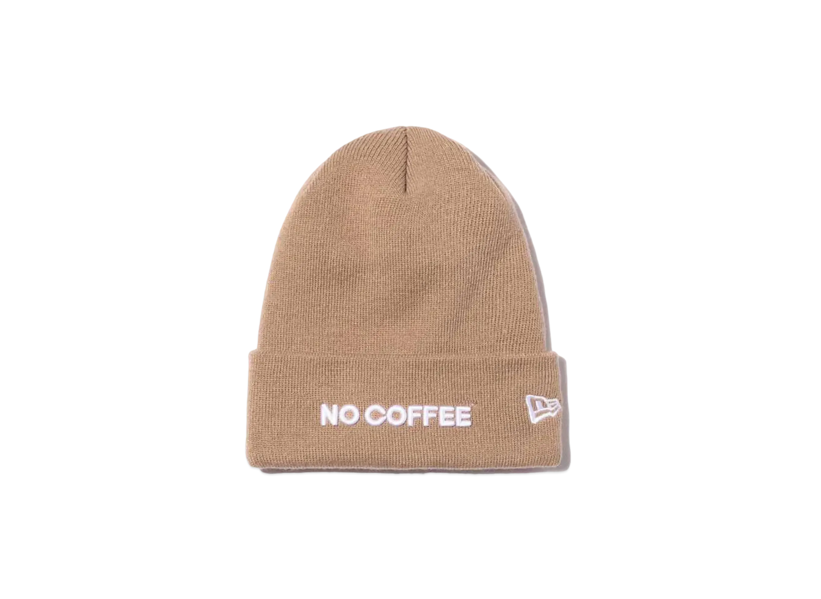 NEW ERA x NO COFFEE Basic Cuff Knit "Beige"