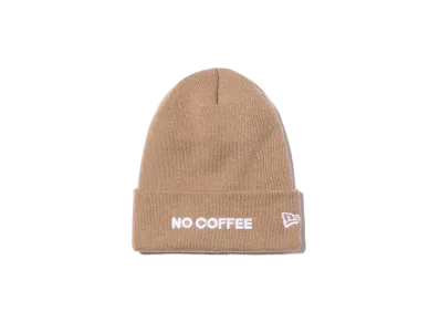NEW ERA x NO COFFEE Basic Cuff Knit "Beige"