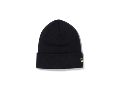 NEW ERA Basic Cuff Knit "Black Metallic Gold Flag"