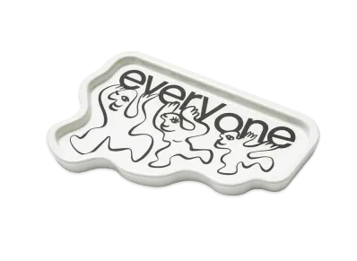 Everyone Vincent Ceramic Tray "White"