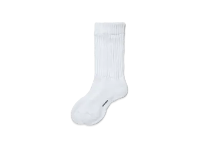 everyone Rib Socks "White"