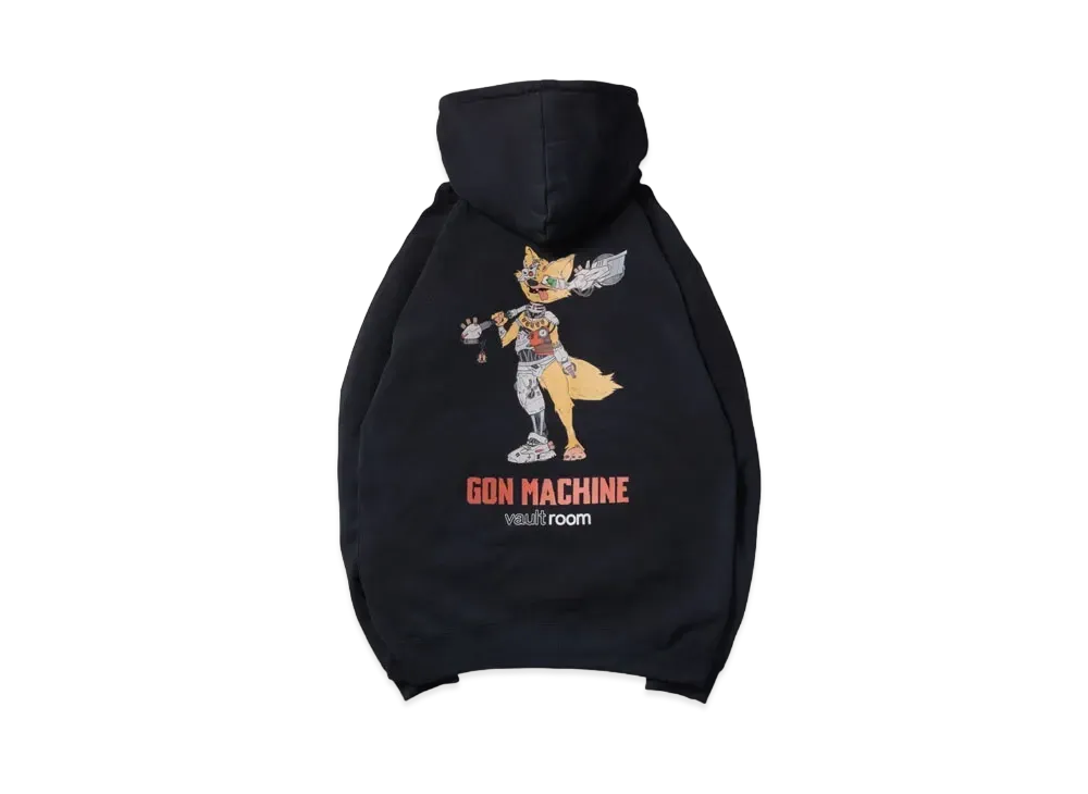 VAULTROOM x GON MACHINE Hoodie "Fade Black"