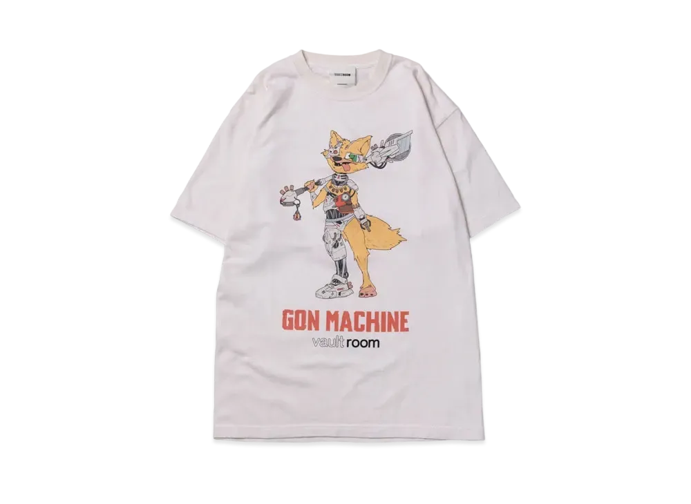 VAULTROOM x GON MACHINE Tee "Off White"