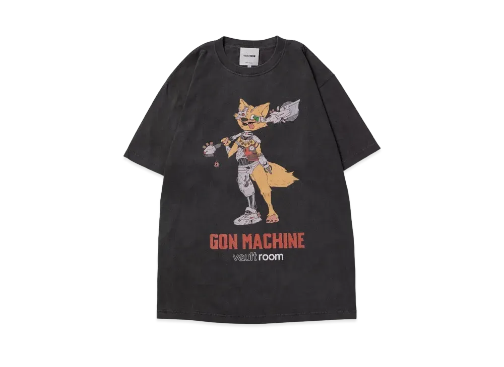 VAULTROOM x GON MACHINE Tee "Charcoal"