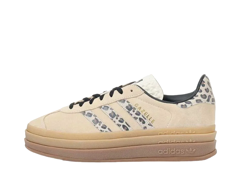 adidas Women's Gazelle Bold "Cream White/Core Black"