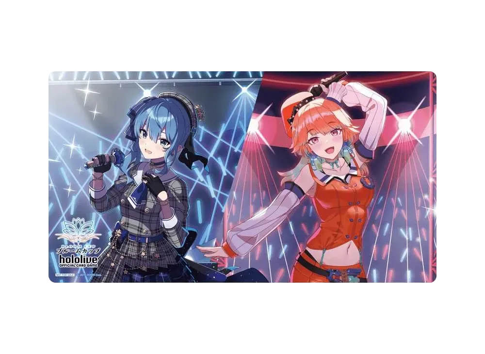hololive OFFICIAL CARD GAME "Hoshimachi Suisei & Takanashi Kiara" Special WINNER Play Mat