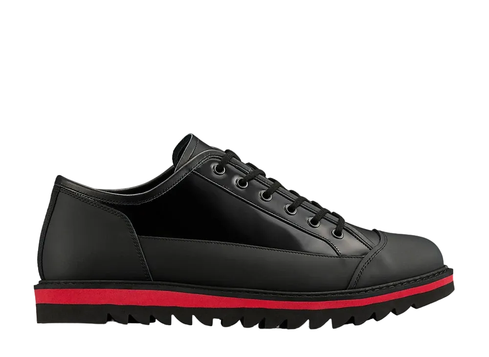 オニツカタイガー ジ オニツカ ブルッチャー ロー "ブラック/クラシックレッド"