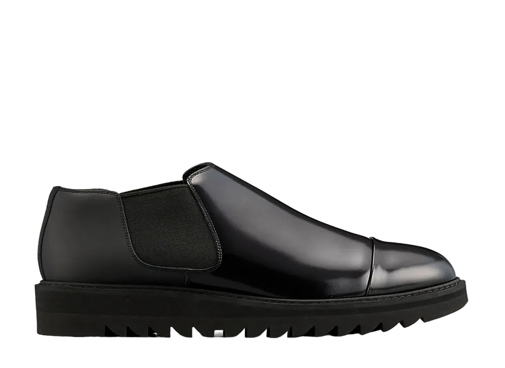 オニツカタイガー ジ オニツカ サイドゴアブーツ ロー "ブラック"