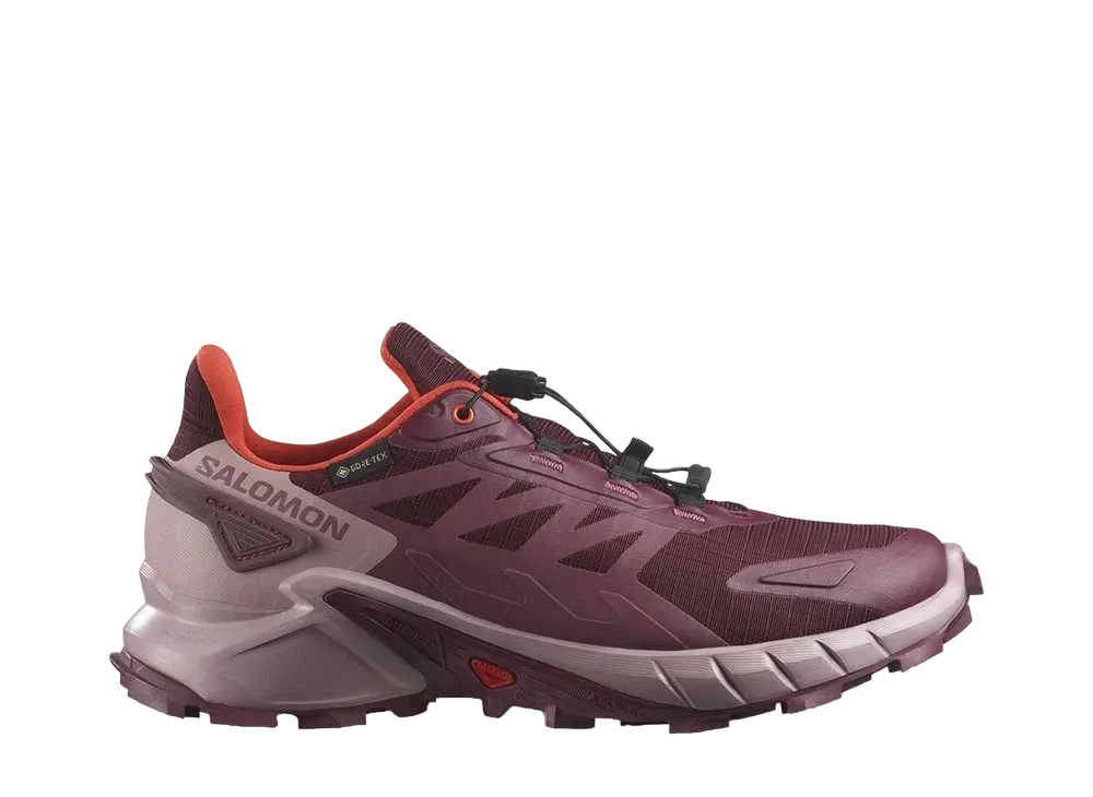 Salomon Women's Supercross 4 GORE-TEX "Tawny Port/Deauville Mauve/Cherry Tomato"