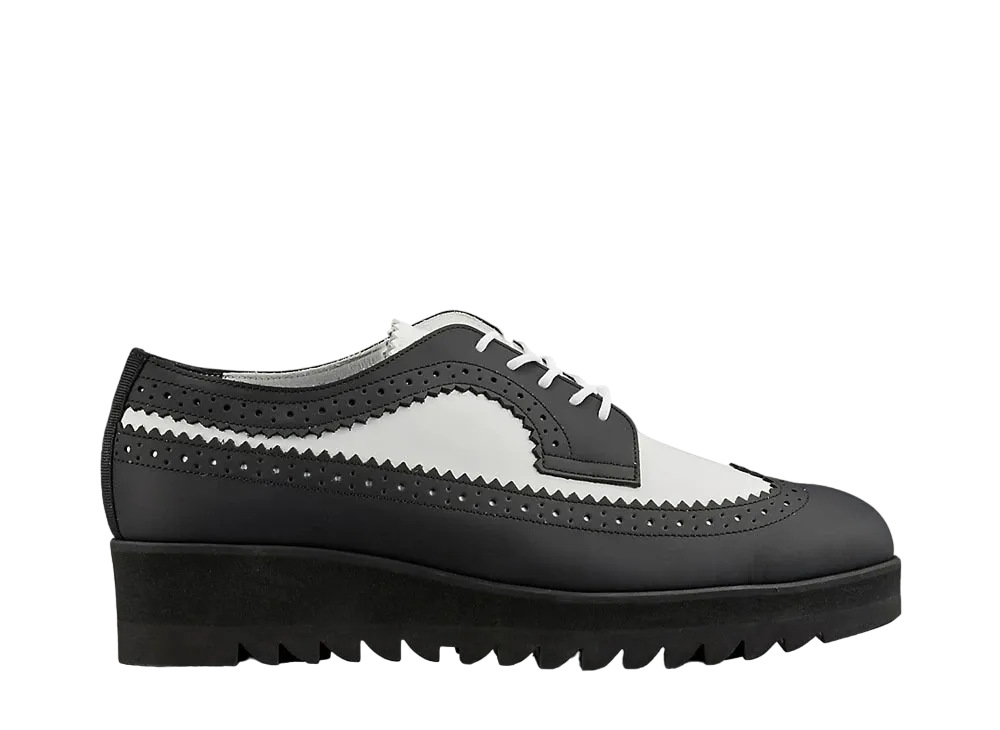 オニツカタイガー ジ オニツカ ウィメンズ ブローグ "ブラック/ホワイト"