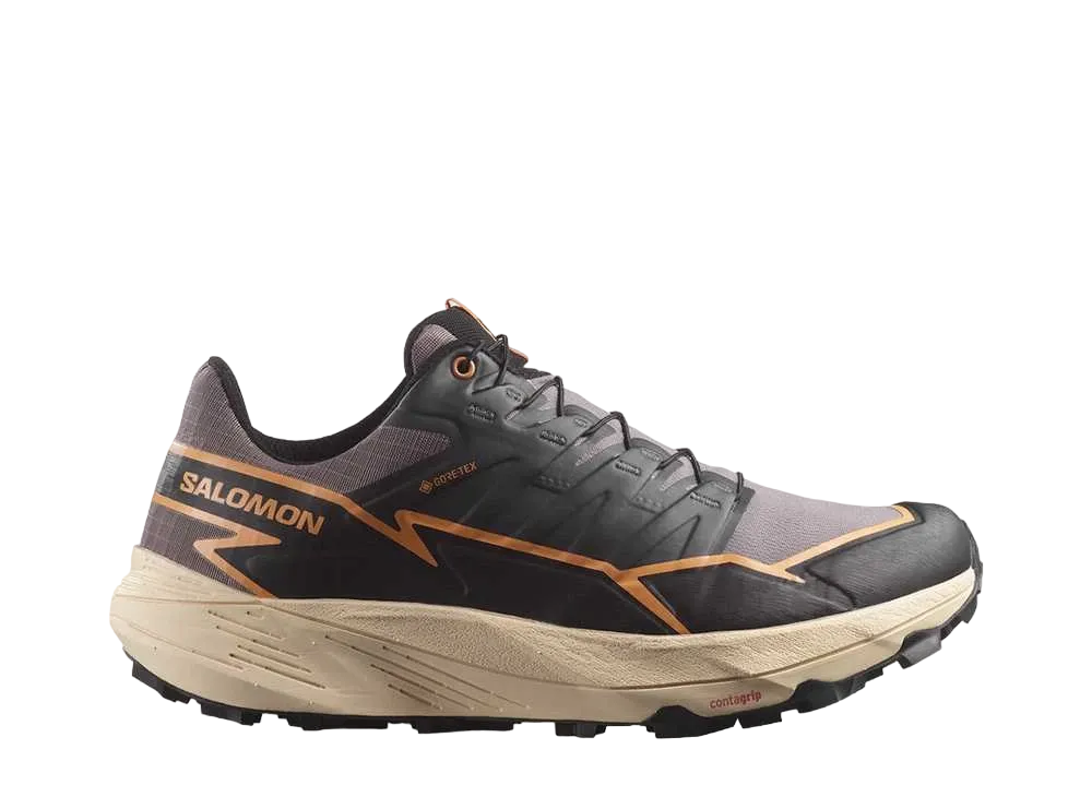 サロモン ウィメンズ サンダークロス ゴアテックス "シャーク/ブラック/パパイヤ"