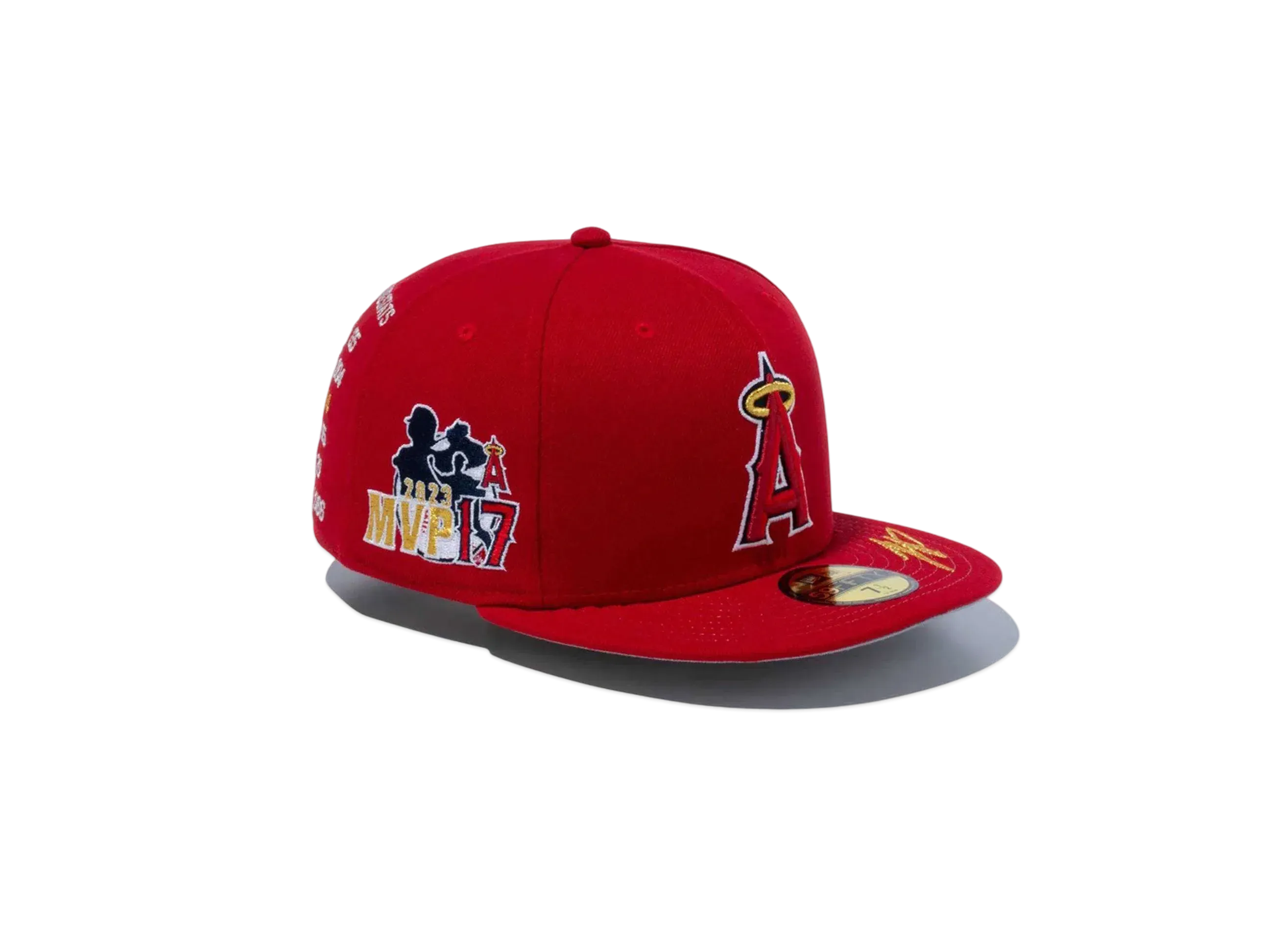 NEW ERA 59Fifty Shohei Ohtani American League MVP & Home Runs Leaders Los Angeles Angels "Scarlet/Gold"