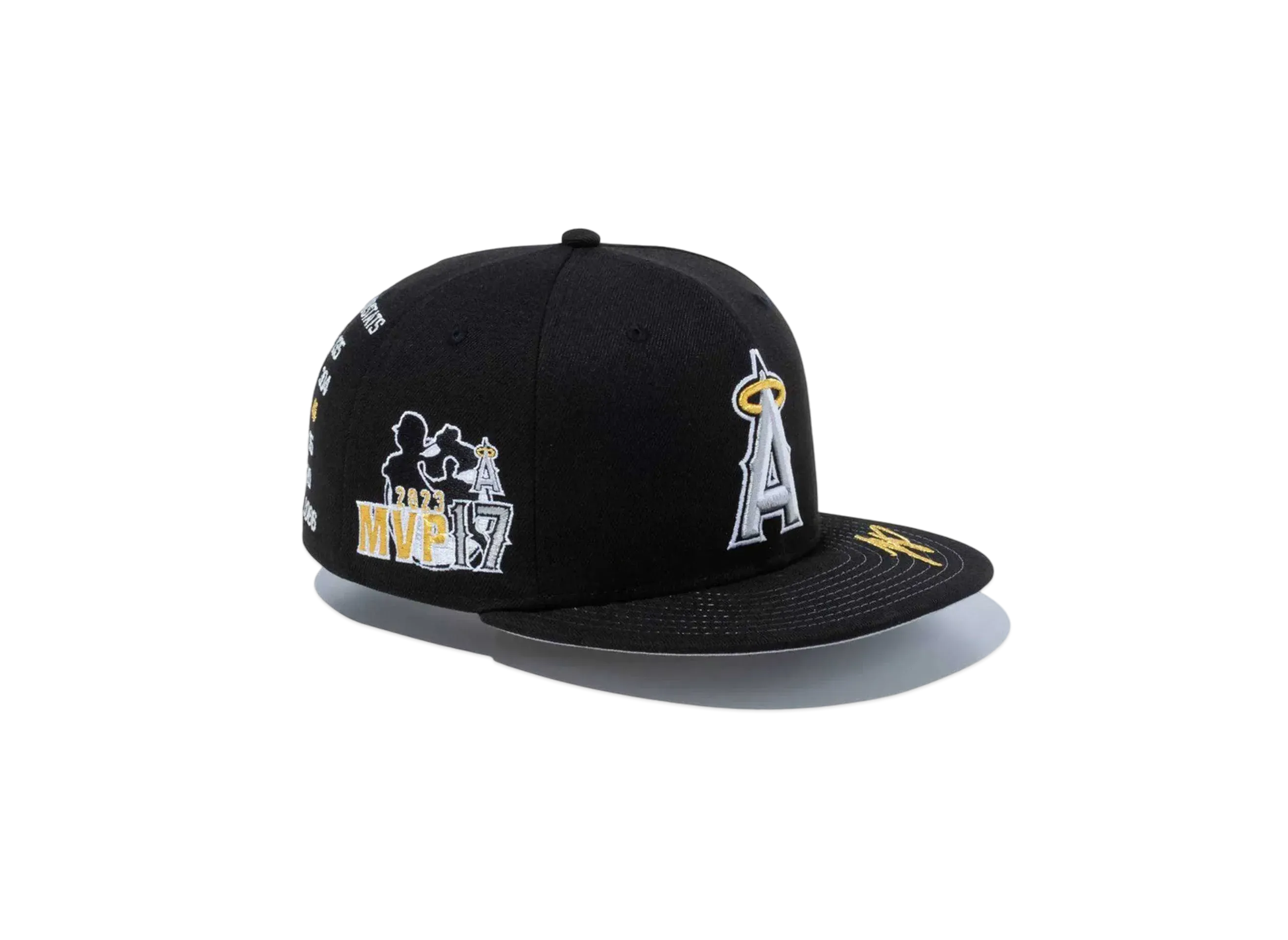 NEW ERA 59Fifty Shohei Ohtani American League MVP & Home Runs Leaders Los Angeles Angels "Black/Gold"